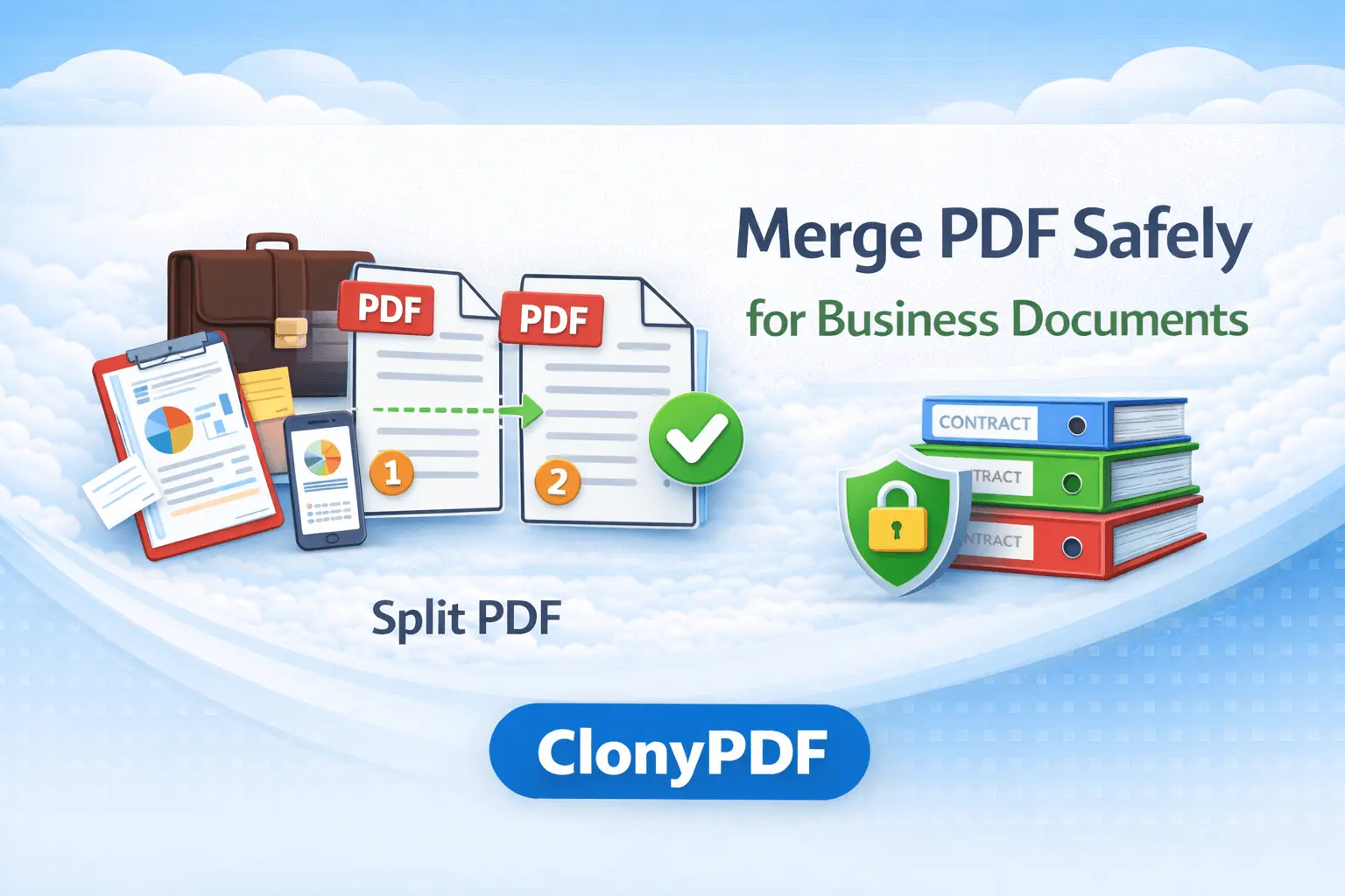 How Businesses Safely Merge PDF Files Without Risking Sensitive Data